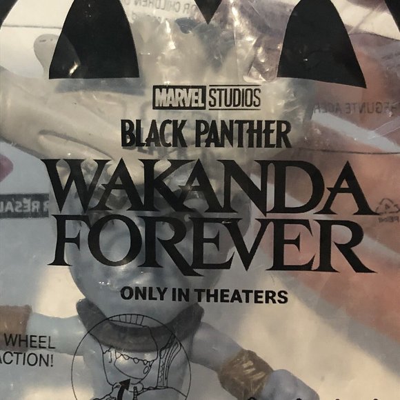 McDonalds 2022 Black Panther Wakanda Forever Happy Meal Toy #8 Attuma Sealed - Picture 2 of 8